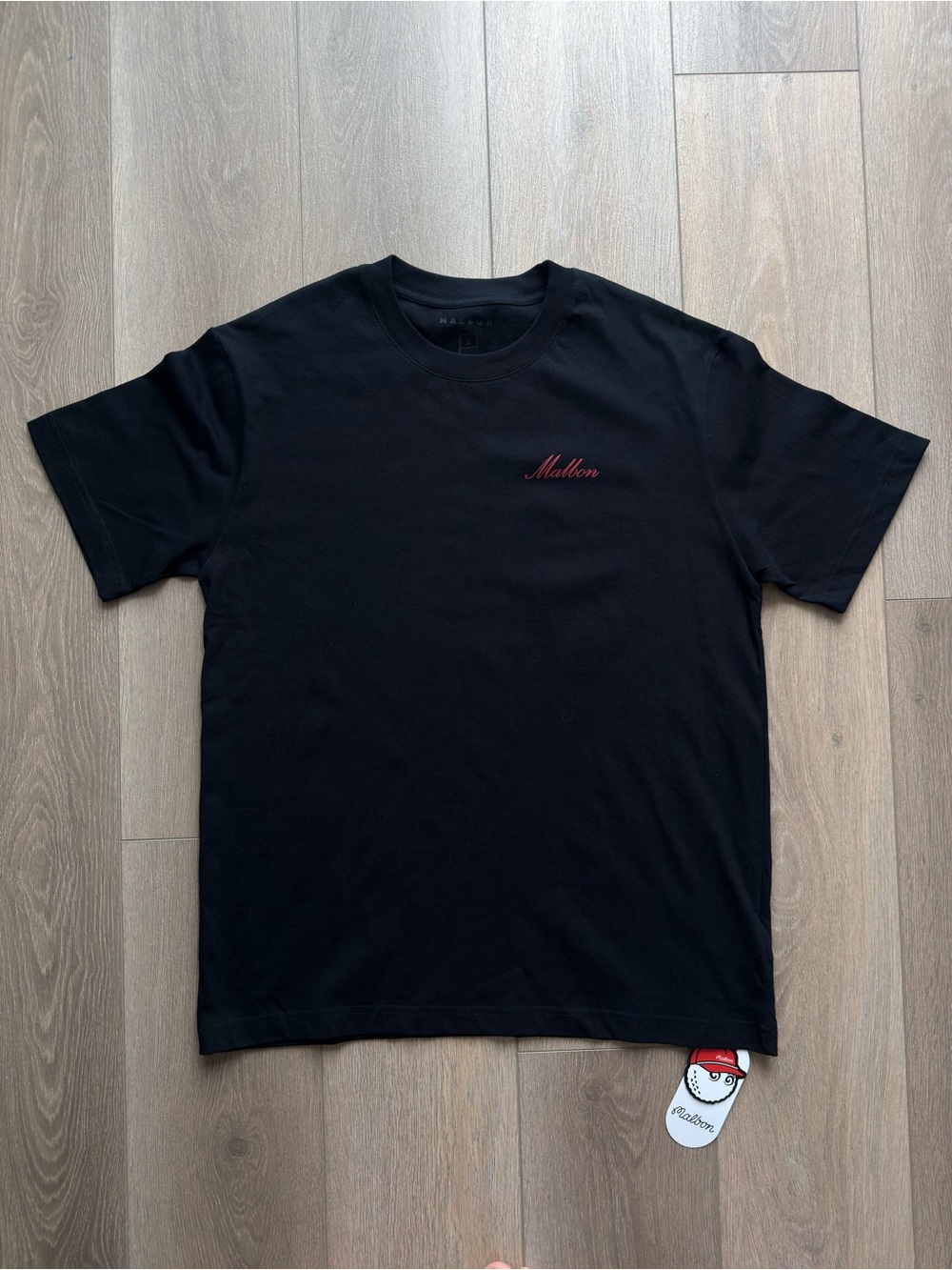 Malbon Men’s Black Short-Sleeve Logo Tee